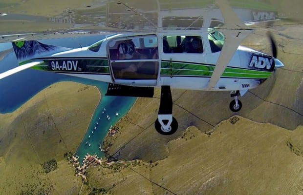Panoramic flight in Kornati