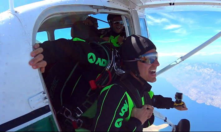 Insider's guide how to avoid skydiving #1 Skydiving smile