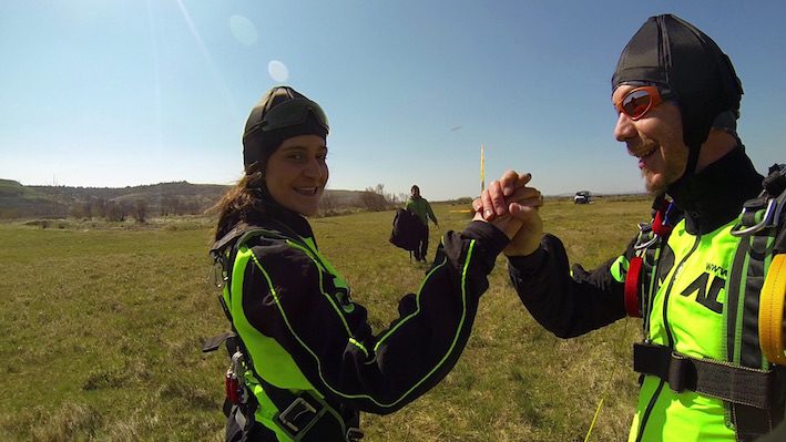 ADV tandem skydiving