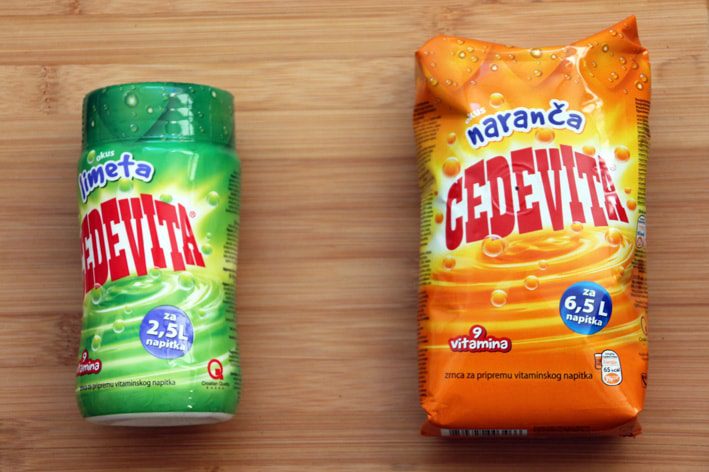Top 10 candy adventures to try in Croatia Cedevita drink product of Croatia