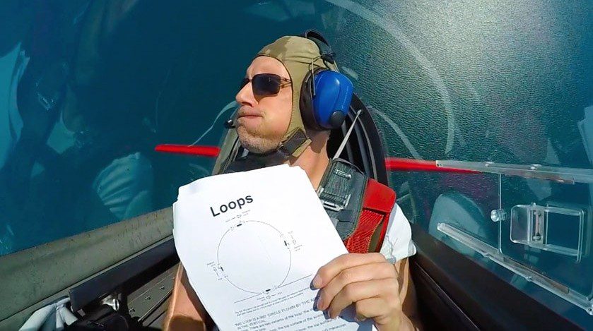 Funny aerobatics with Extra 300