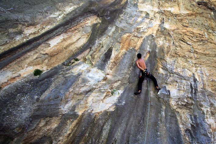 Popular free climbing areas in Croatia Big wall instructor in Paklenica