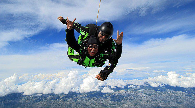 tandem skydive croatia
