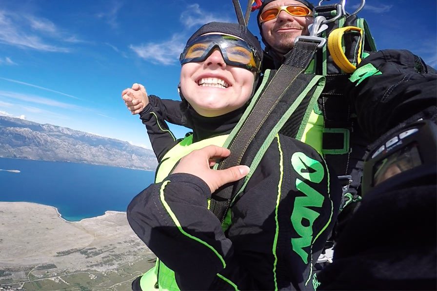 Skydiving Tip from a Skydiving pros tandem skydive zadar