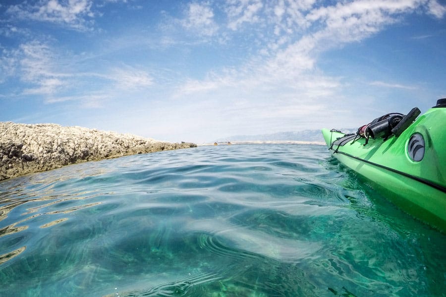 Seakayaking - A Day in a Life of ADV Guide Adriatic sea kayaking Croatia
