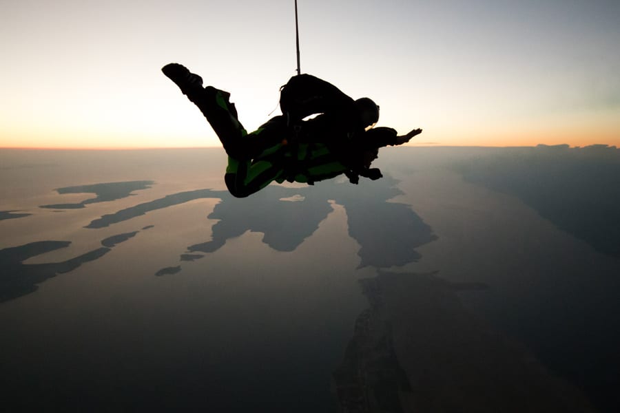 Skydiving Croatia TOP 10 Photos of 2016 Sunset tandem skydive in Croatia