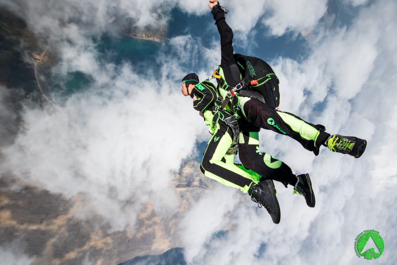 Top 10 Skydiving Zadar Photos of 2017 Skydive above clouds in Croatia Zadar