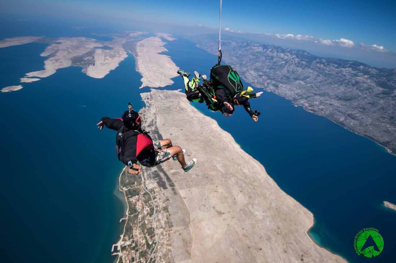 Top 10 Skydiving Zadar Photos of 2017 Tandem skydiving in Croatia Zadar