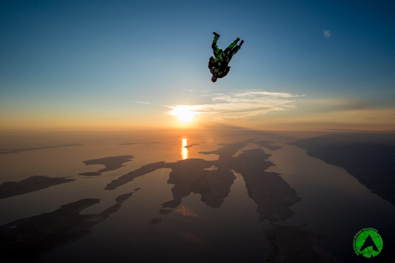 Top 10 Skydiving Zadar Photos of 2017 Skydiving in Croatia Sunset Jump